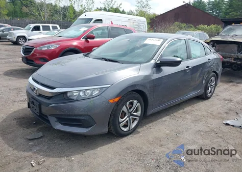 2017 Honda Civic Lx from USA, damaged, VIN 19XFC2F53HE204374